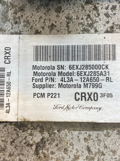 2004 Ford F-150 F150 4.6L Engine Control Unit ECU Computer Module AH9951 DG2