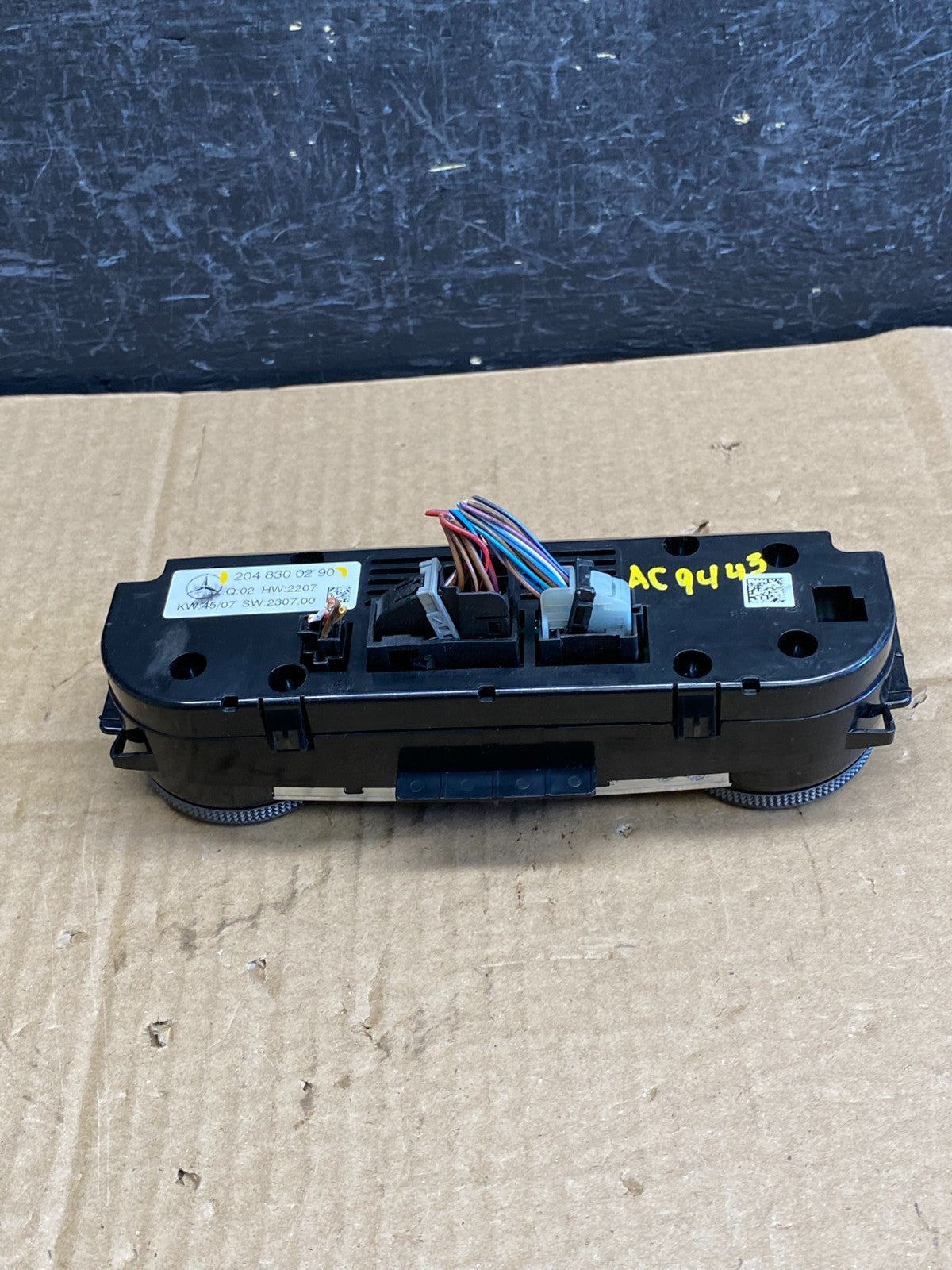 2008 2009 2010 Mercedes C-Class C300 A/C AC Climate Control Panel ac9443 DG3
