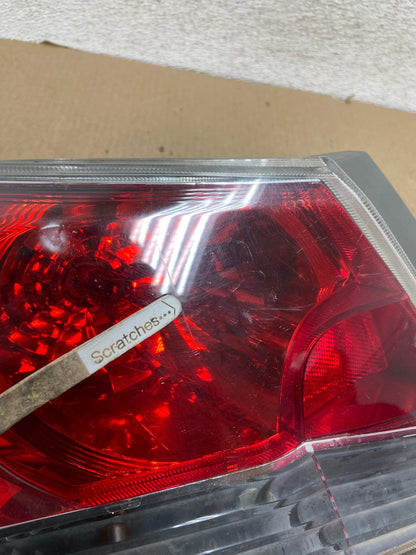 2008 to 2012 Honda Accord Sedan Tail light Left Driver LH Side AG8005 LK3