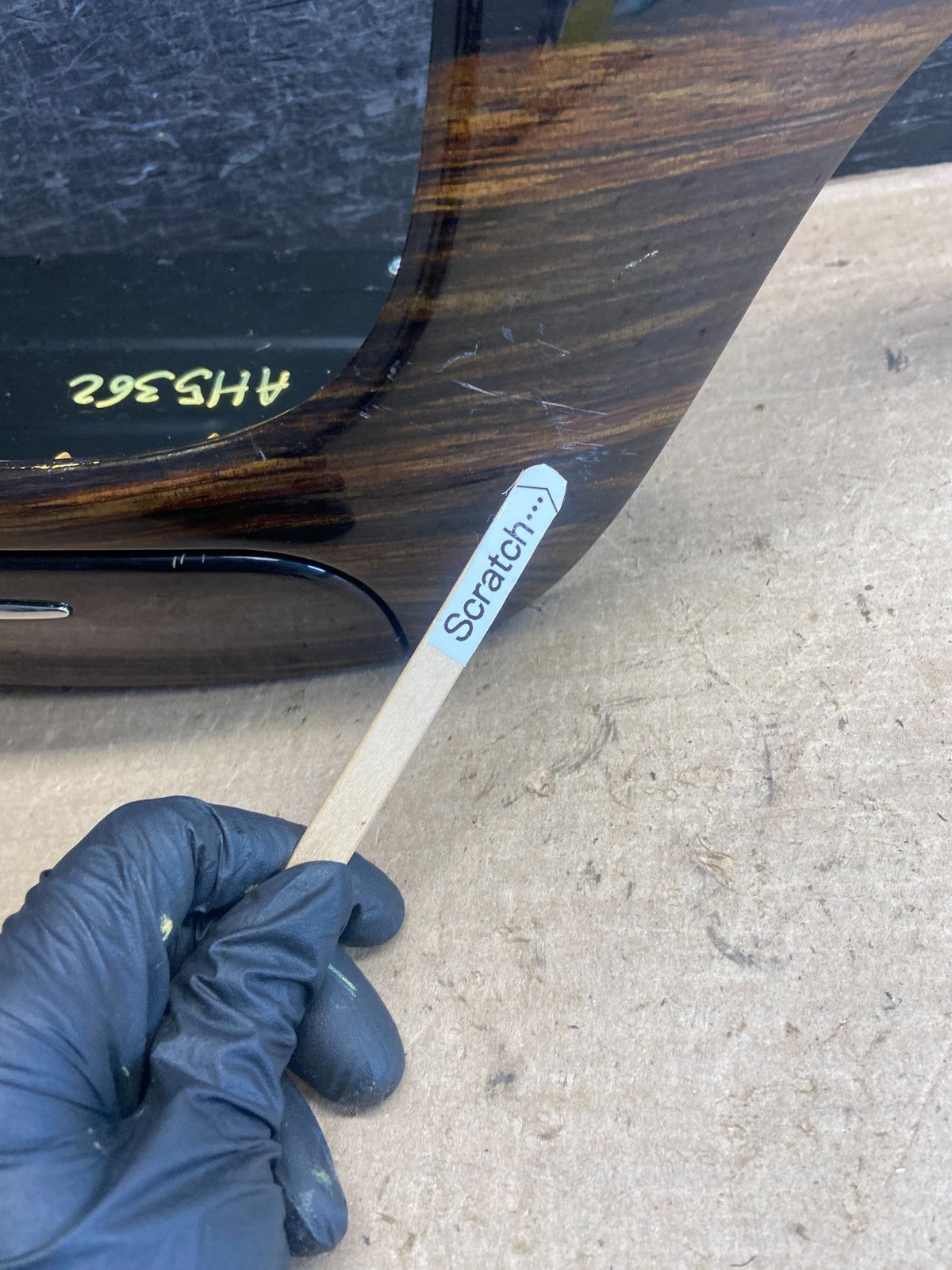 2007 to 2012 Hyundai Santa Fe Center Dashboard Wood Panel Molding AH5362 DG2