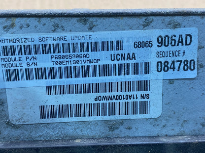 2012 Dodge Ram 1500 Engine Computer 4.7L ECM ECU P68065906AD ah1605 DG2