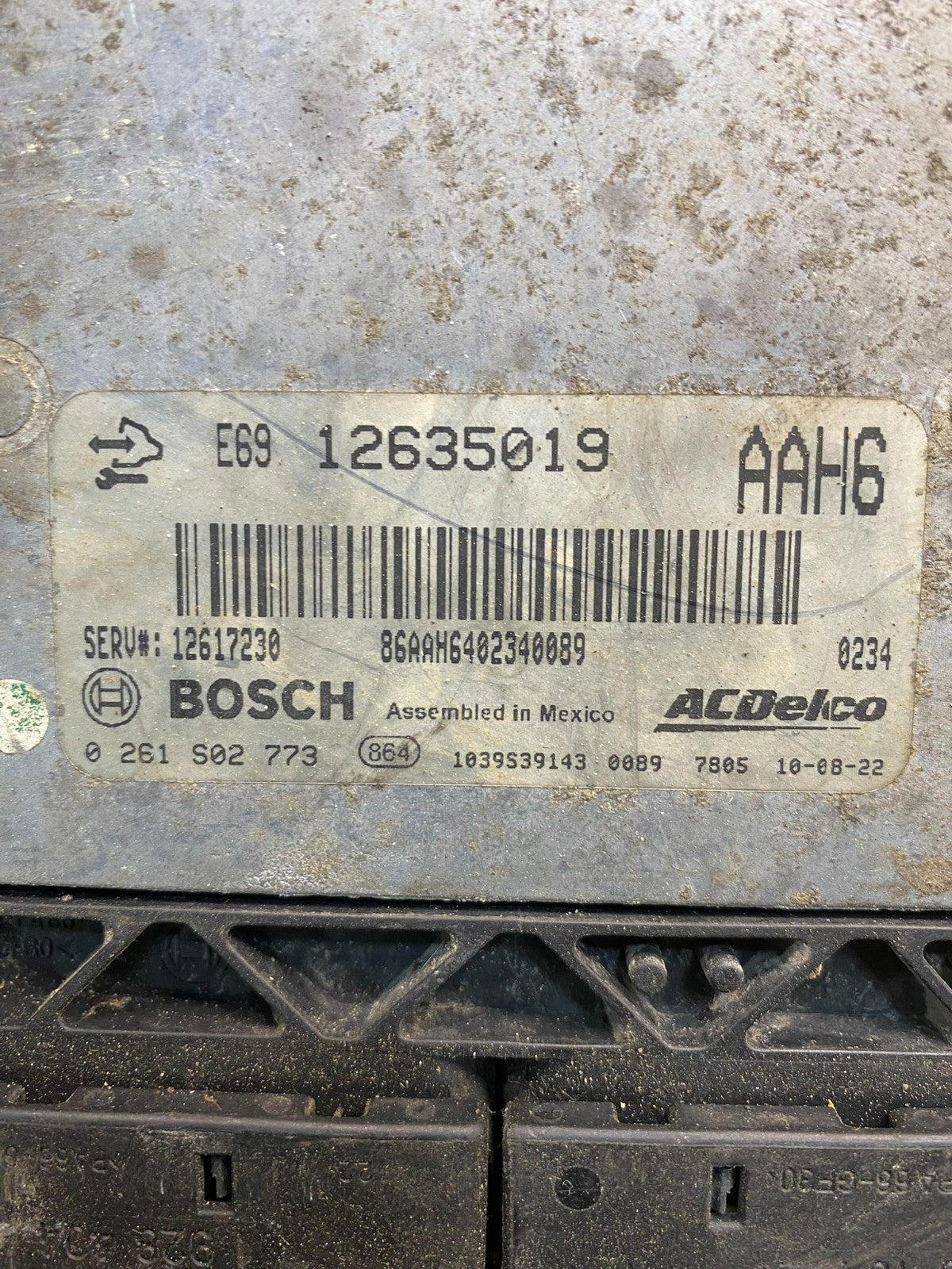 2010 2011 GMC Acadia Traverse Engine Control Module ECM ECU 12635019 ae0040 DG2