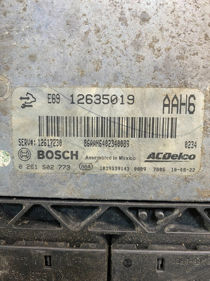 2010 2011 GMC Acadia Traverse Engine Control Module ECM ECU 12635019 ae0040 DG2