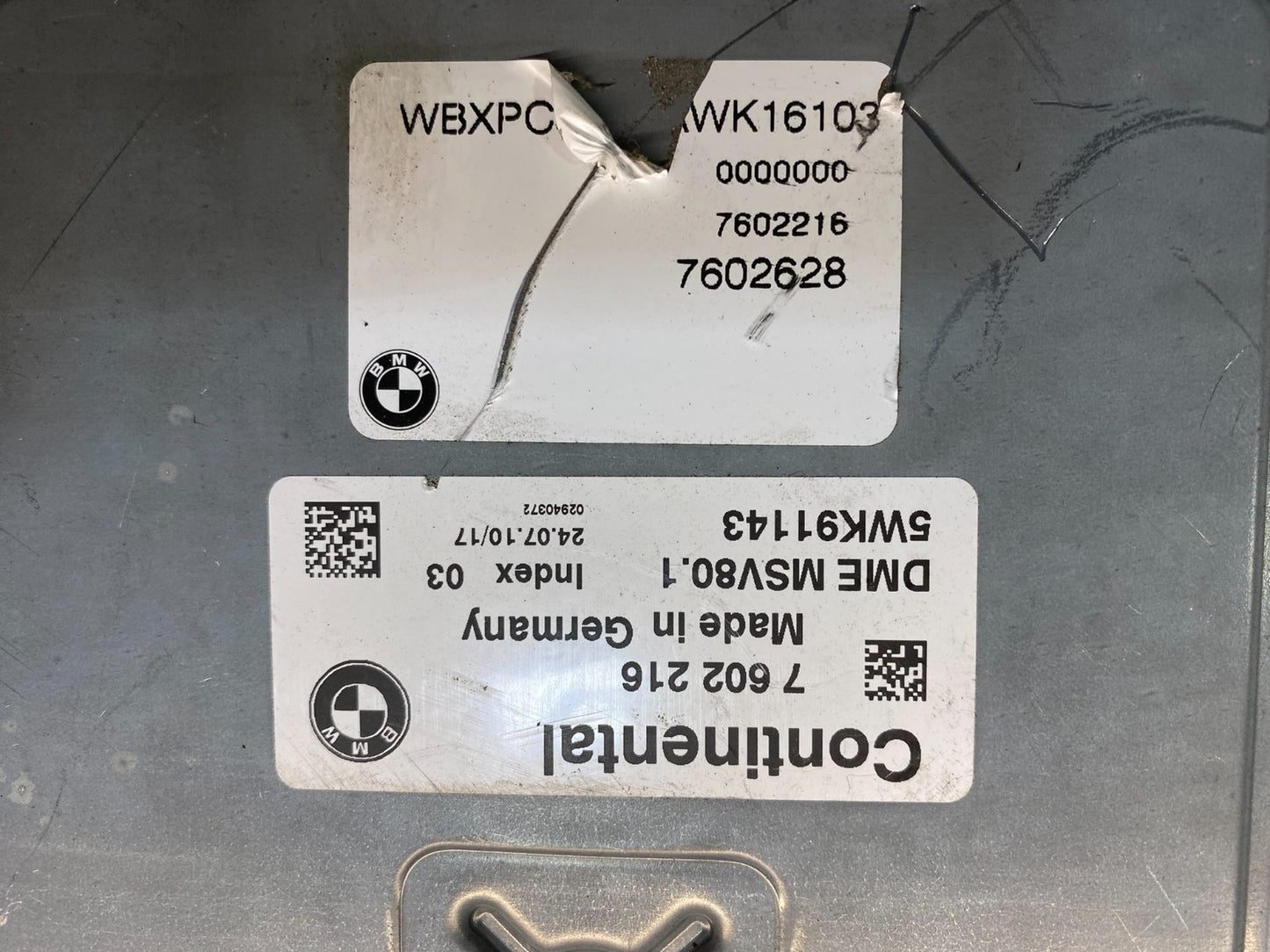 2007 to 2011 Bmw 328i X3 Ecm Ecu Engine Computer Module AD9795 DW2