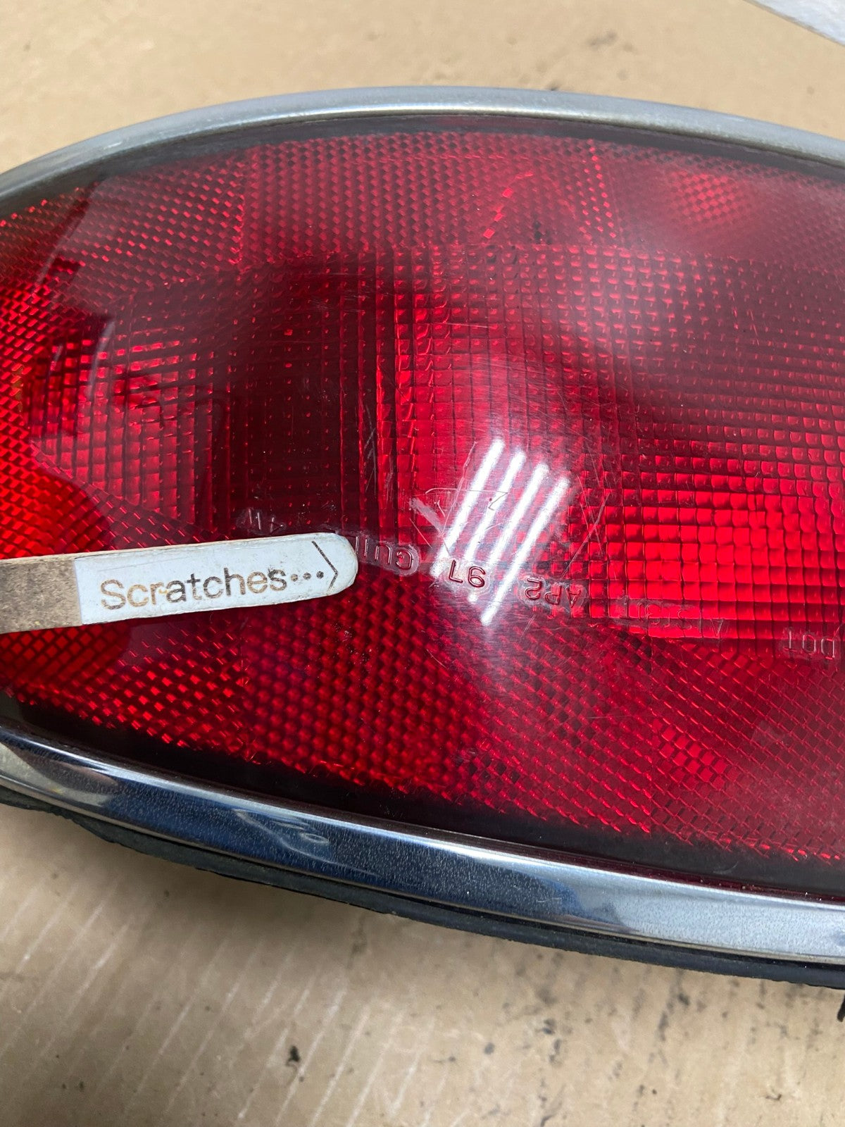 1997 to 2005 Buick Century Right Passenger RH Side Tail Light AG2099 LK3