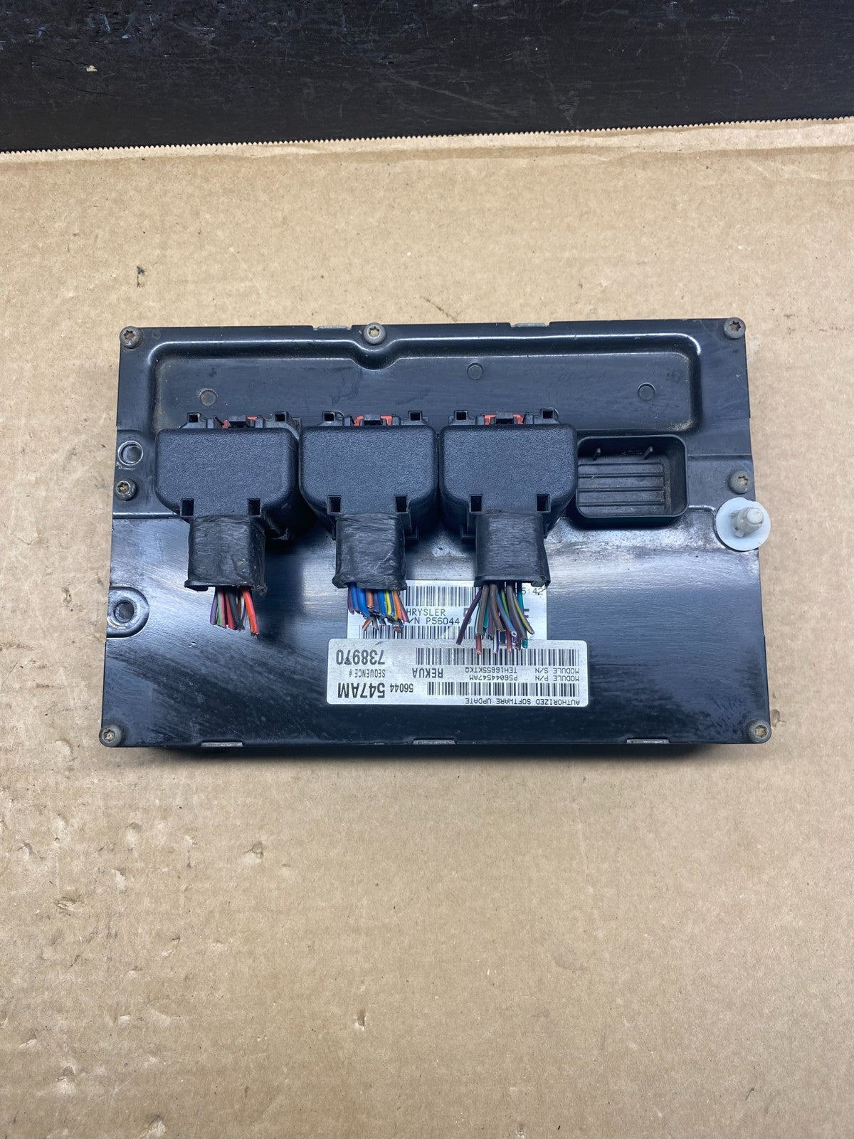2005 to 2006 Jeep Grand Cherokee 3.7L Ecm Ecu Computer p56044547am AF6676 DW0