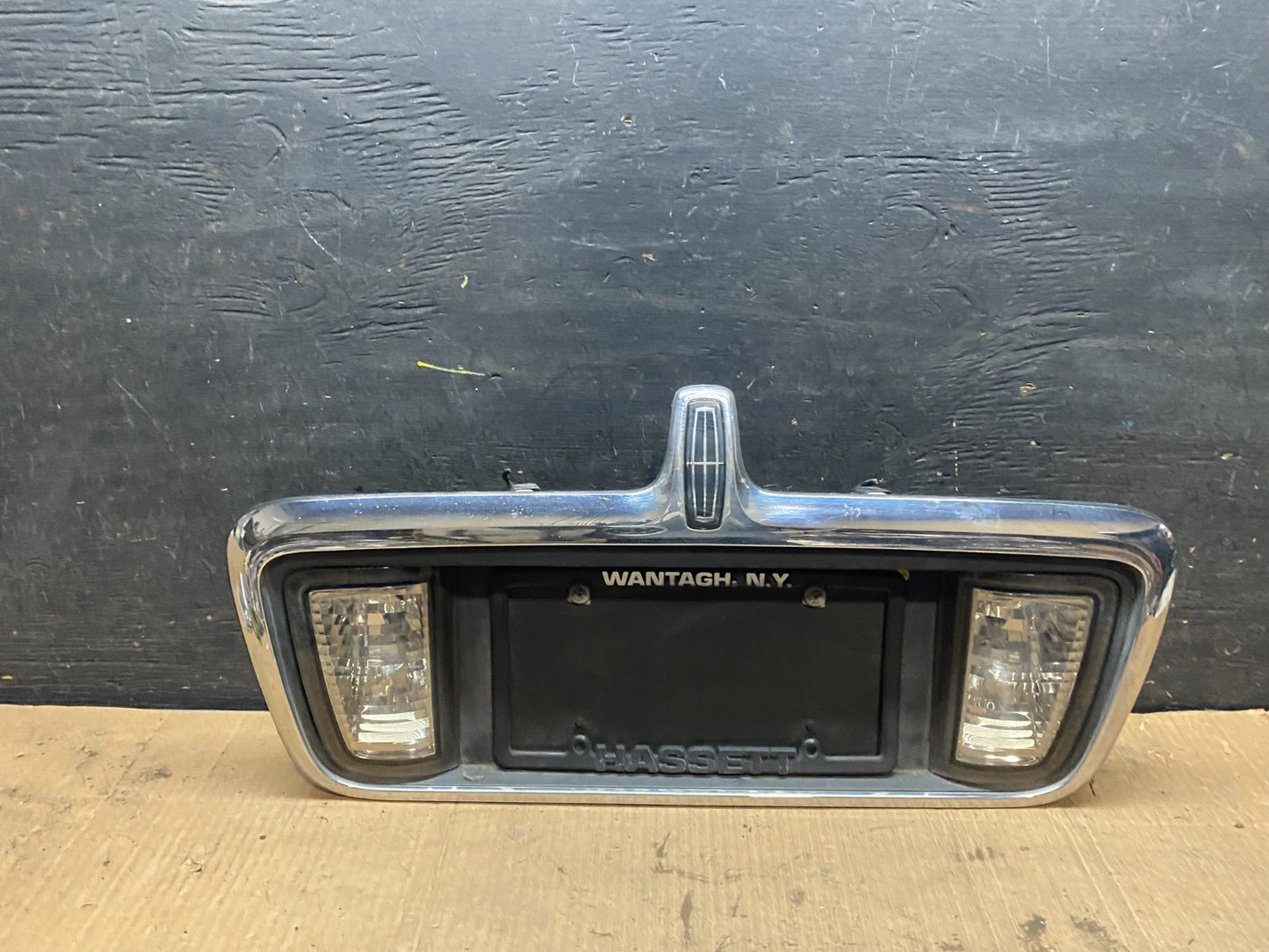 2003 to 2006  Lincoln LS Rear License Plate Trim Panel OEM t4133 DG0