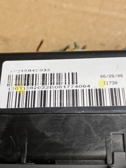 2007 to 2009 Chevrolet Avalanche 1500 Tahoe Climate Control A/C Panel AG0107 DG4