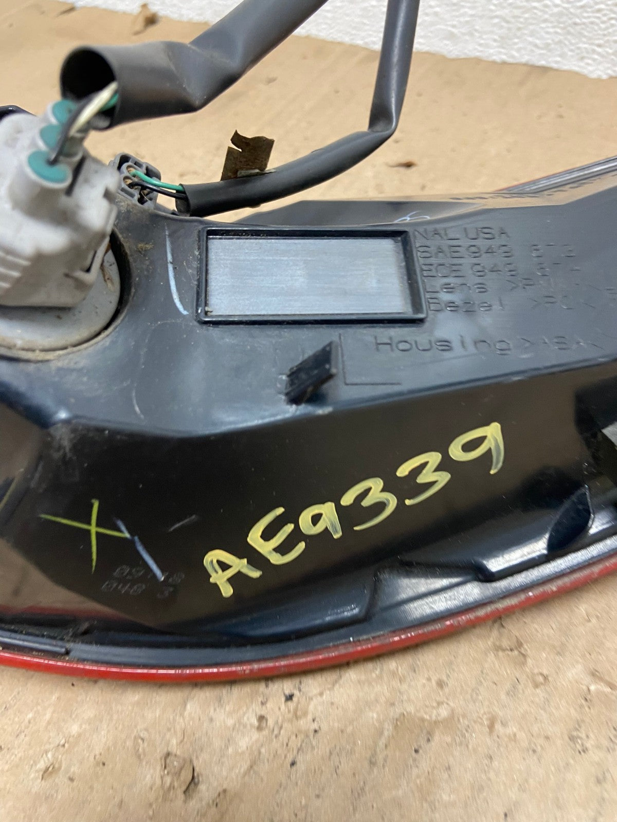 2013-2015 Infiniti JX35 QX60 Left Driver LH Led Tail Light AE9339 LK6