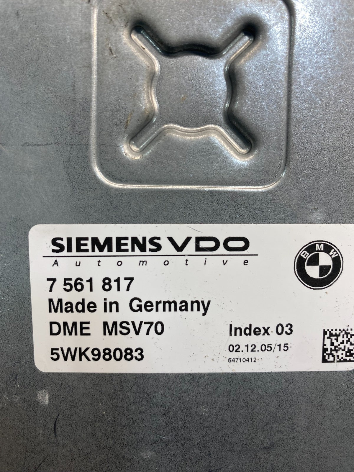 2006 - 2007 BMW 325i 525i ECU ECM Engine Control Module Computer AD9457 DG2