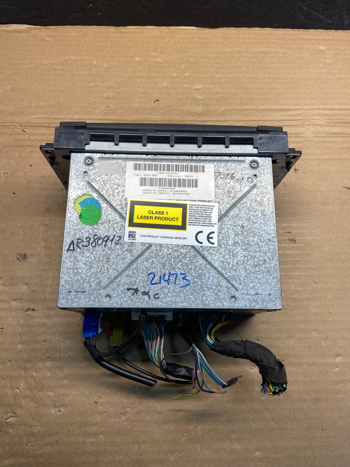 2009 2013 Jeep Dodge Chrysler Screen Display CD Player Satellite Radio ae4608 DG3
