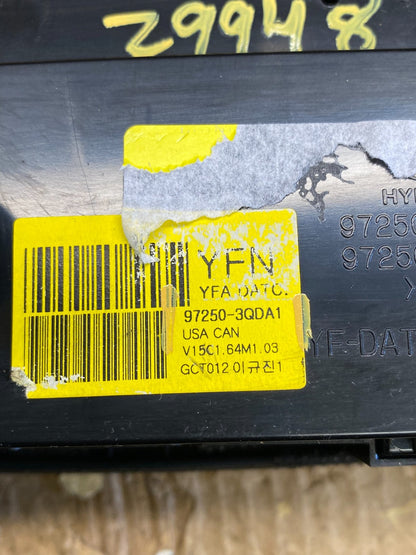2011 to 2013 Hyundai Sonata Ac Heater Climate Control Temperature z9948 DG7