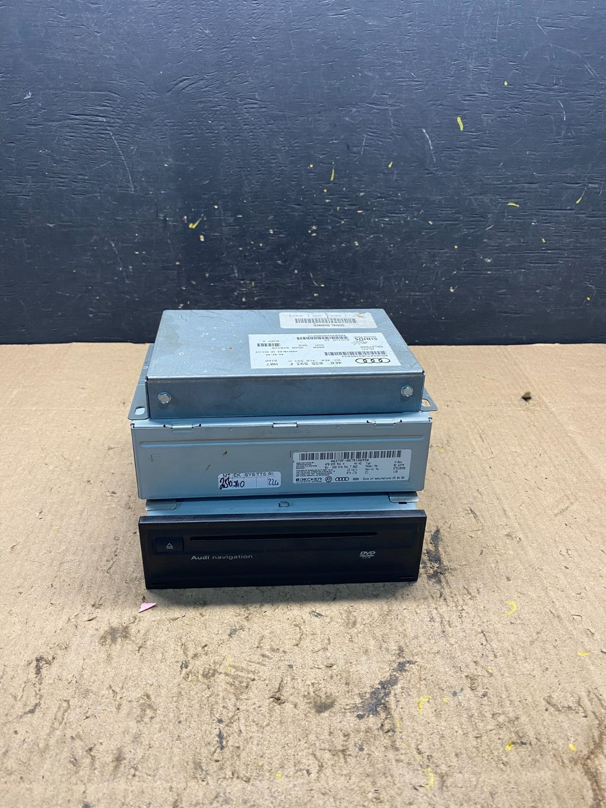 2008 - 2012 Audi A4 Radio Receiver Audio Control Module 3 Pcs Set OEM R8606 DG0