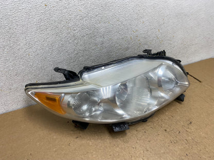 2009 to 2010 Toyota Corolla Right Passenger Rh Halogen Headlight AI3683 DW2