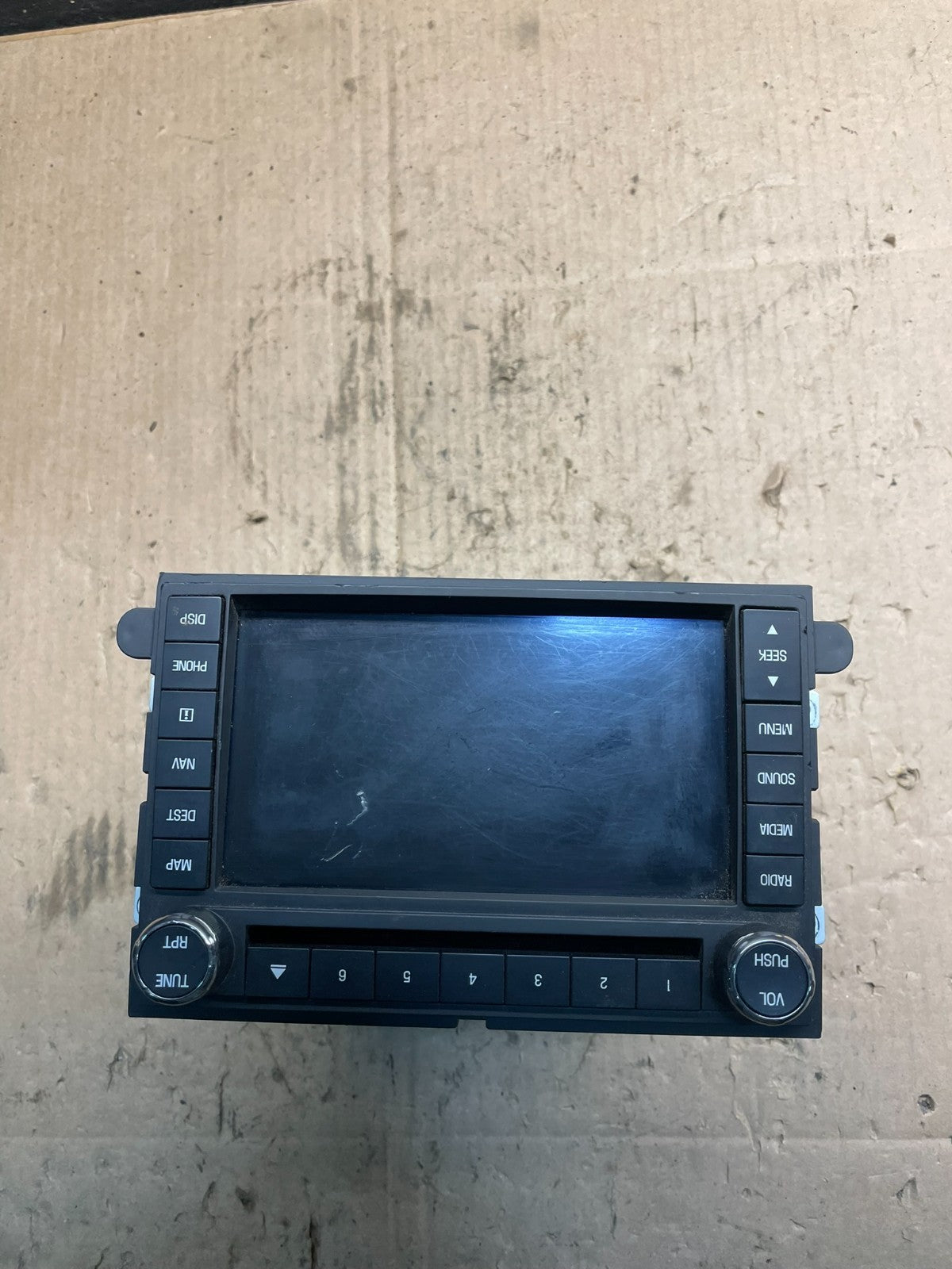 2011 to 2012 Ford Escape Radio Info Navigation Display Screen t7501 DG0