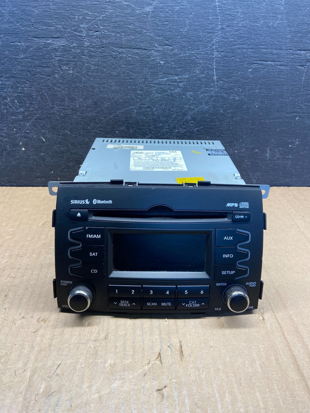 2011 2012 2013 Kia Sorento Sirius AM/FM CD Radio Screen Display AG1521 DW0