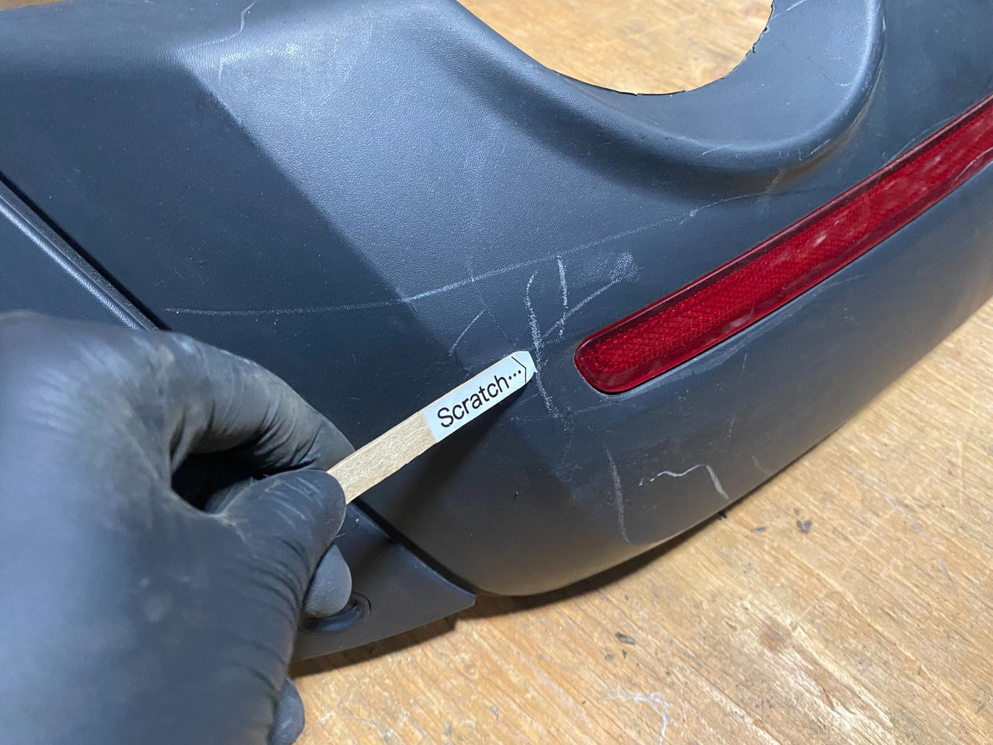2011 to 2015 Ford Explorer Rear Bumper Cover With Parking Aid V7199 PS2