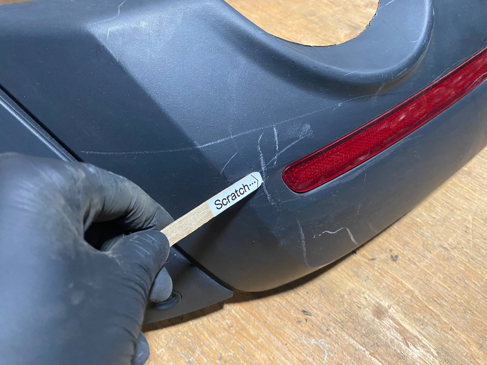 2011 to 2015 Ford Explorer Rear Bumper Cover With Parking Aid V7199 PS2