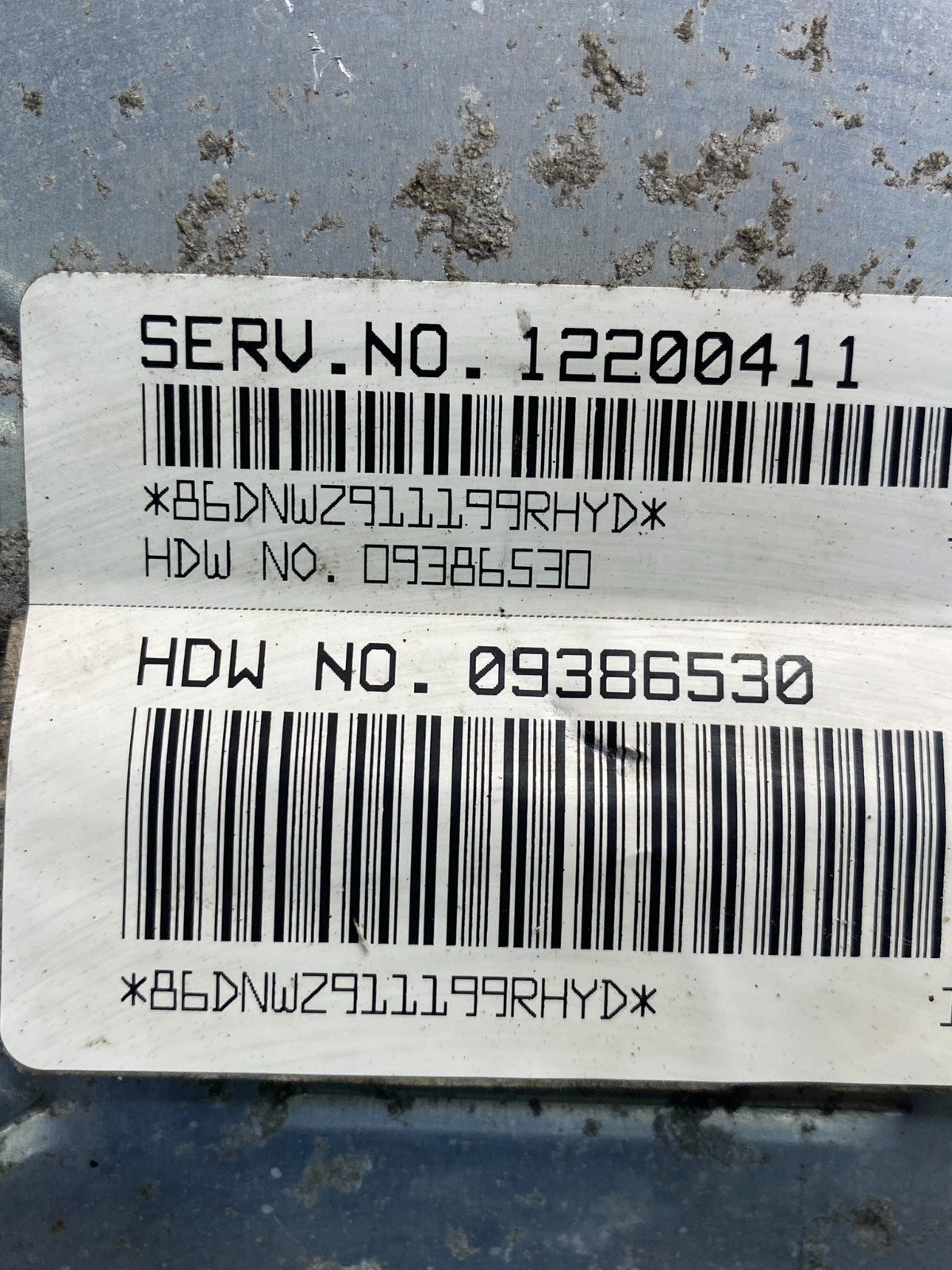 2001-2002 Silverado Tahoe Engine Computer Module 12200411 ECM ECU AE9907 DW2