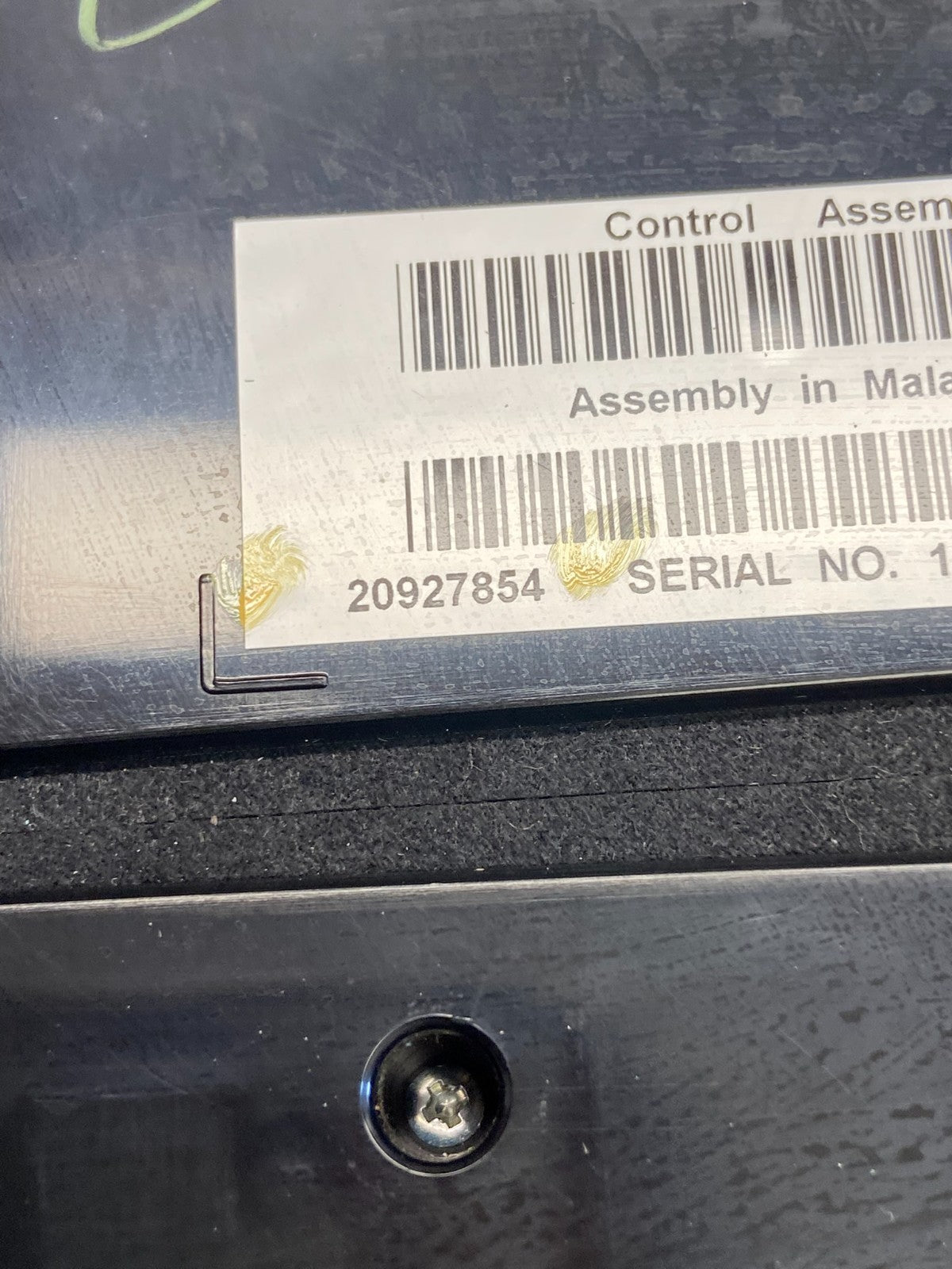 2011-2012 Cadillac SRX A/C Heater Radio Climate Control Panel Bezel OE ag8666 DG5