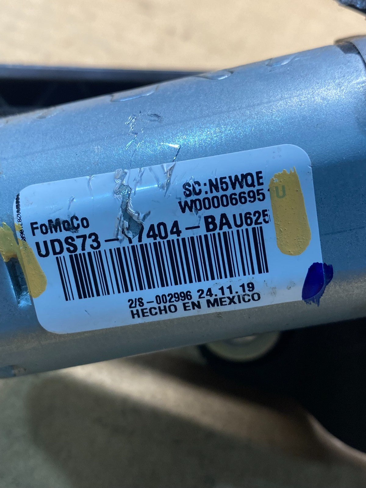 2020 to 2023 Ford Explorer Rear Windshield Wiper Motor ad7518 DG6
