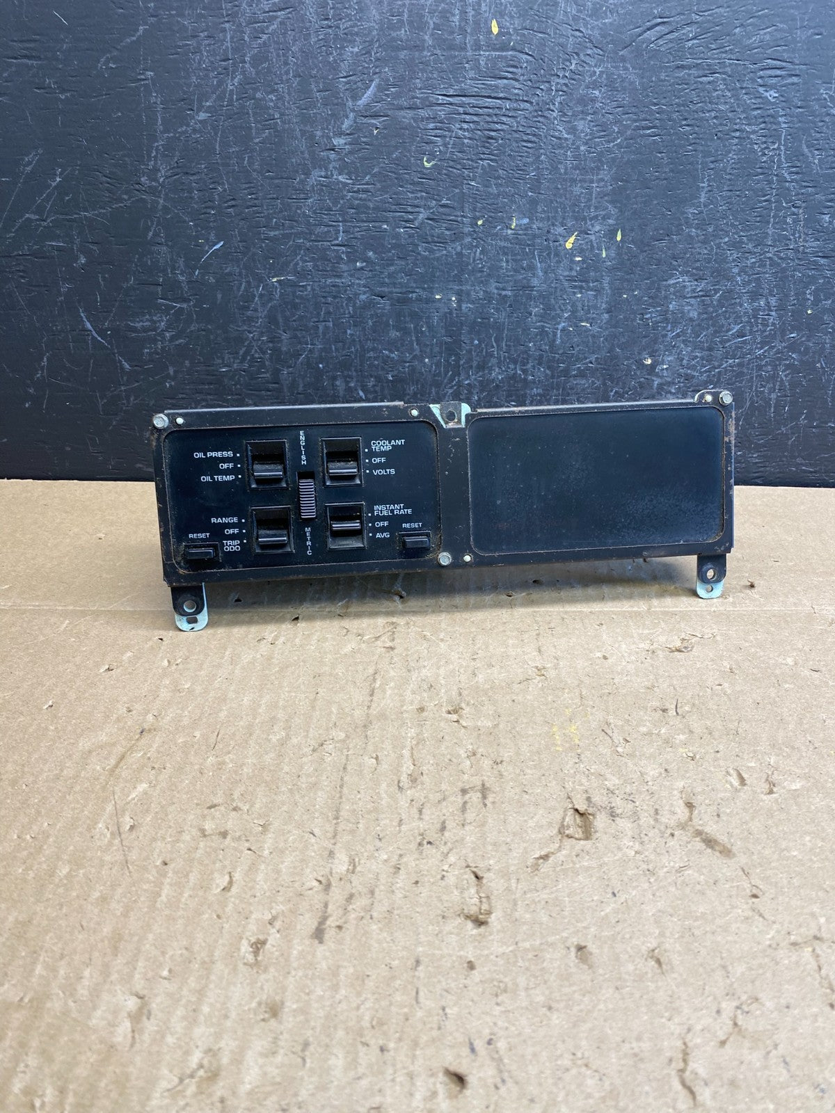 1984-1985 Chevrolet Corvette Digital Dash Information DIC Switch Panel AC6754 DG0
