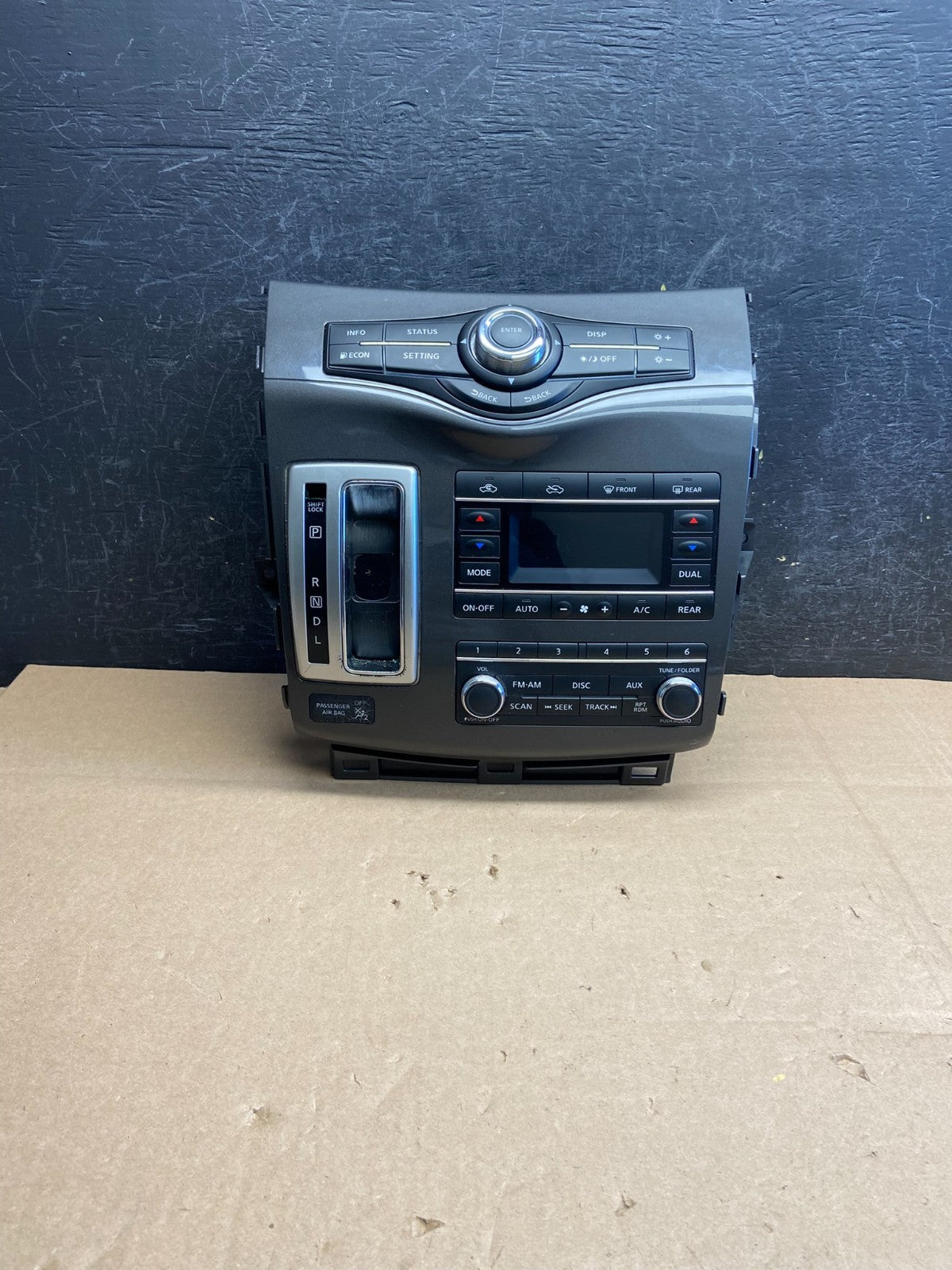 2011 to 2017 Nissan Quest Shifter Climate Control Panel Bezel ai3214 DG0