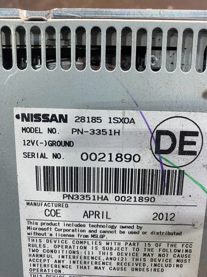 2011 - 2014 Nissan Murano AM FM Radio CD  Player Panel Oem AC2695 DG6