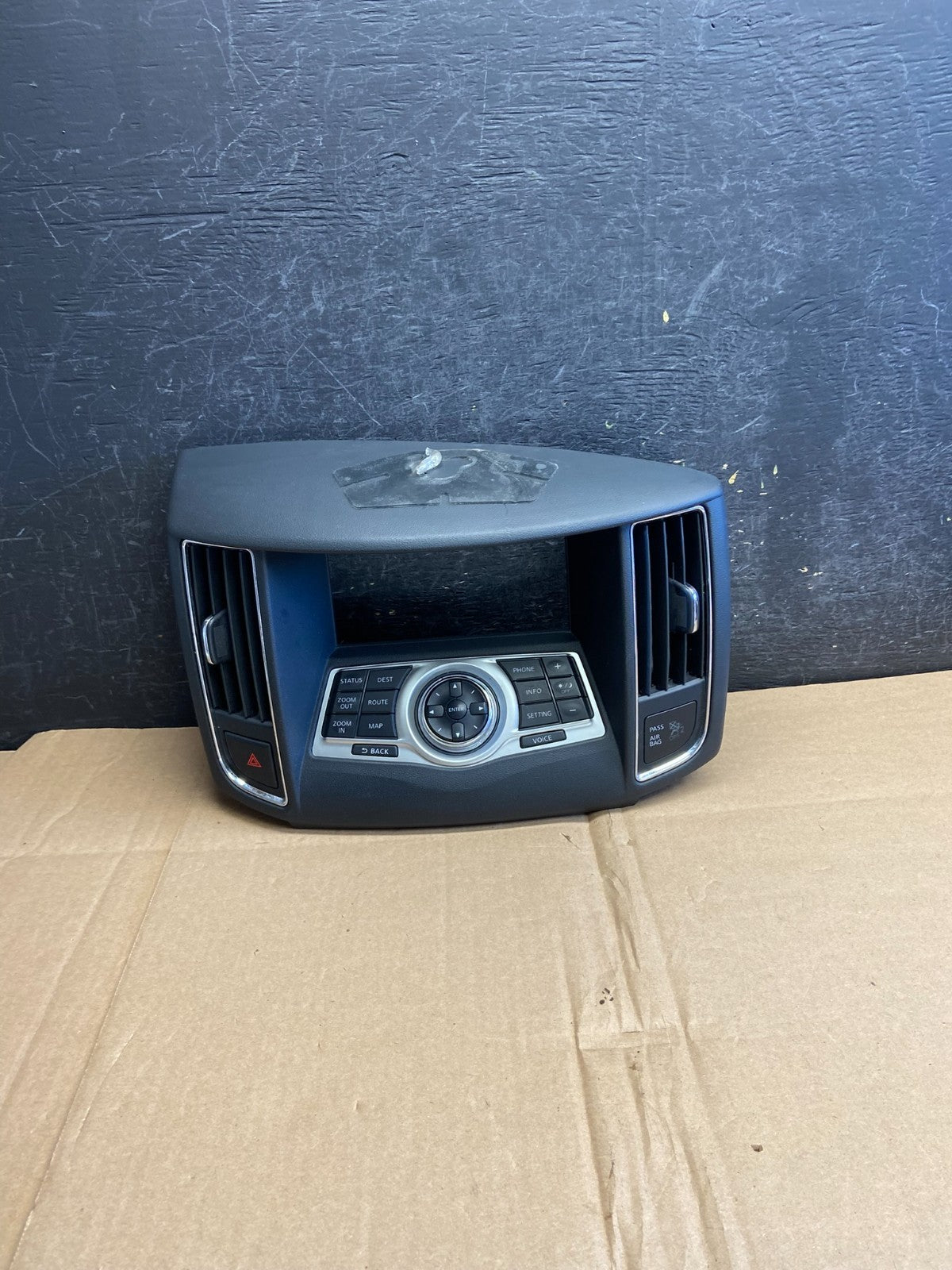 2011 2012 2013 Nissan Maxima Radio Audio Panel Control Bezel Trim AI5971 DG0