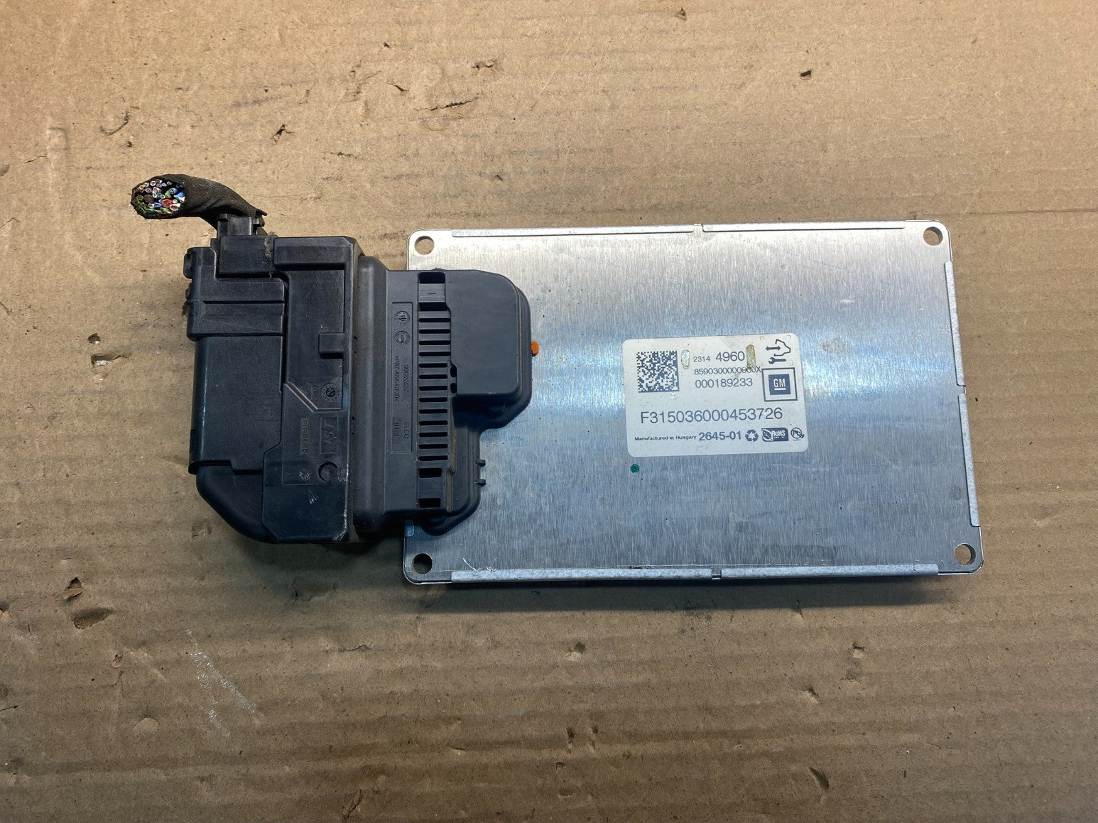 2014 - 2016 Cadillac XTS Electronic Air Ride Suspension Control Module aa3162 DG0