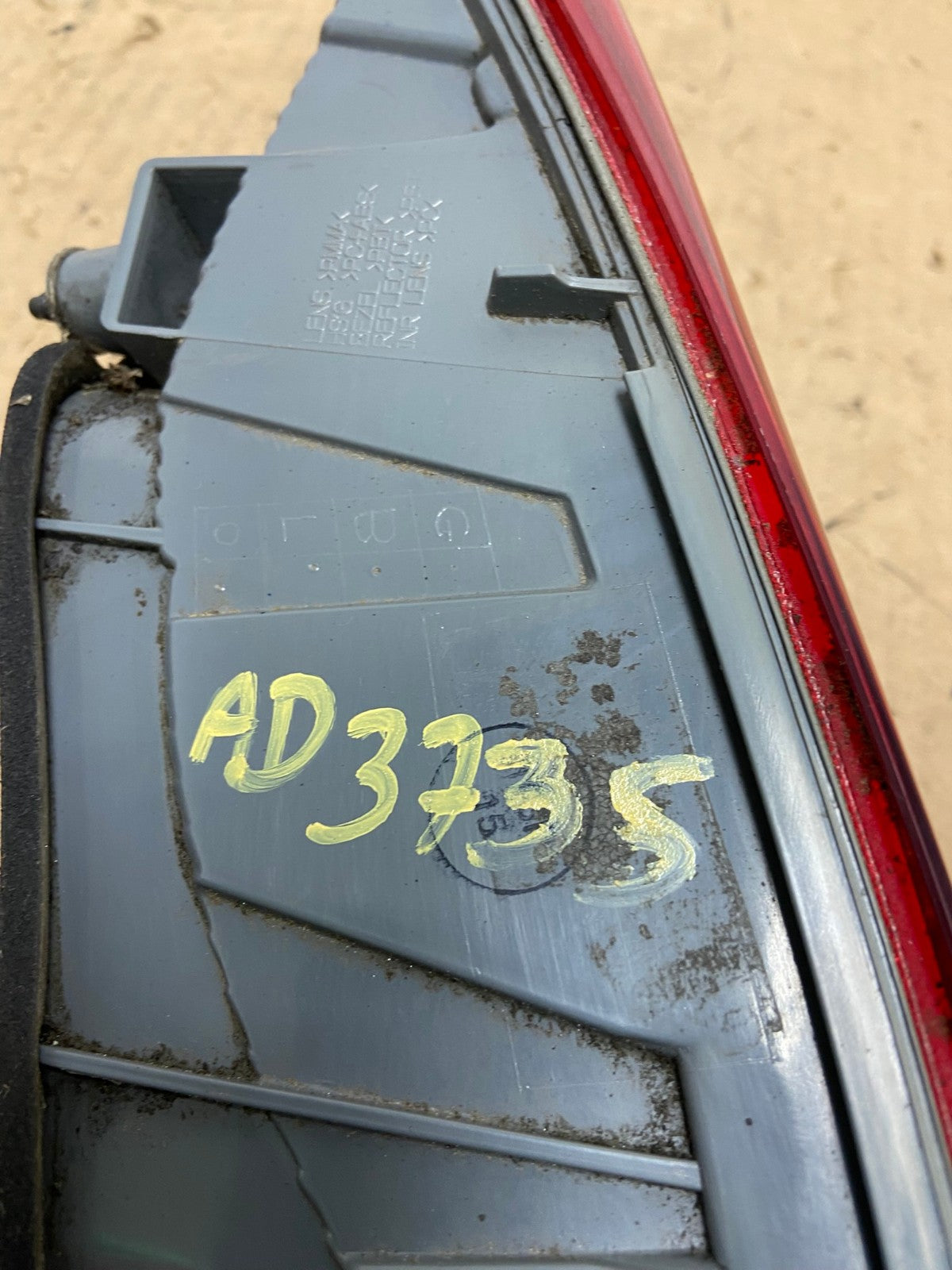 2017-2018 Hyundai Elantra Right Passenger RH Side Inner Tail Light AD3735 LK6