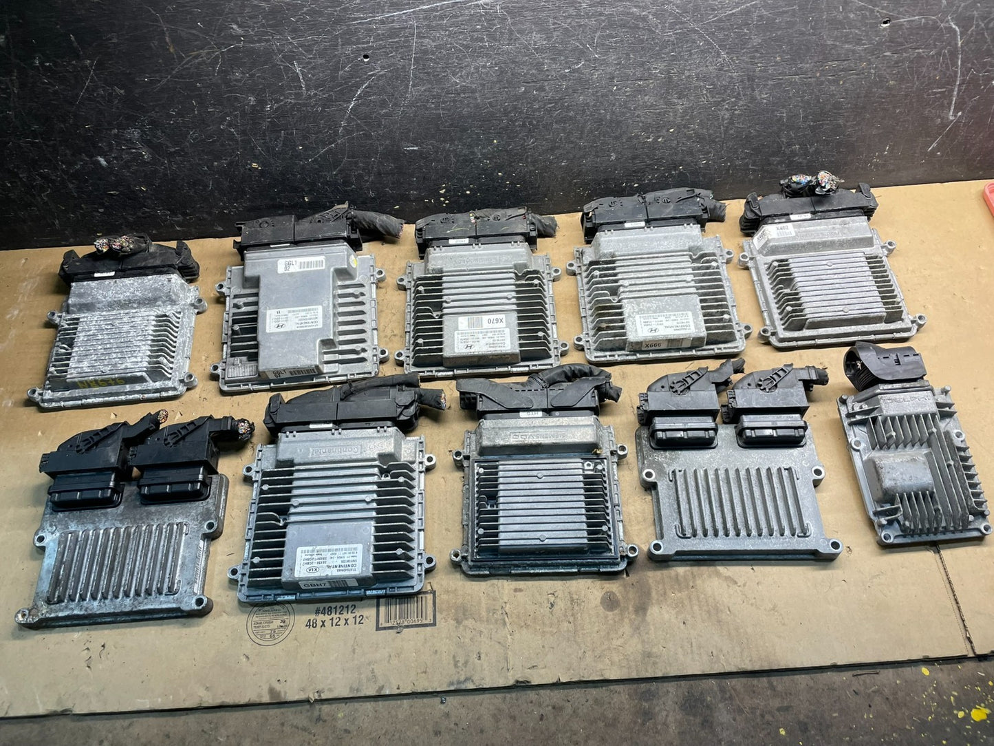 Mix of 10 Kia Hyundai ECM Engine Computer Module W7328 PS0