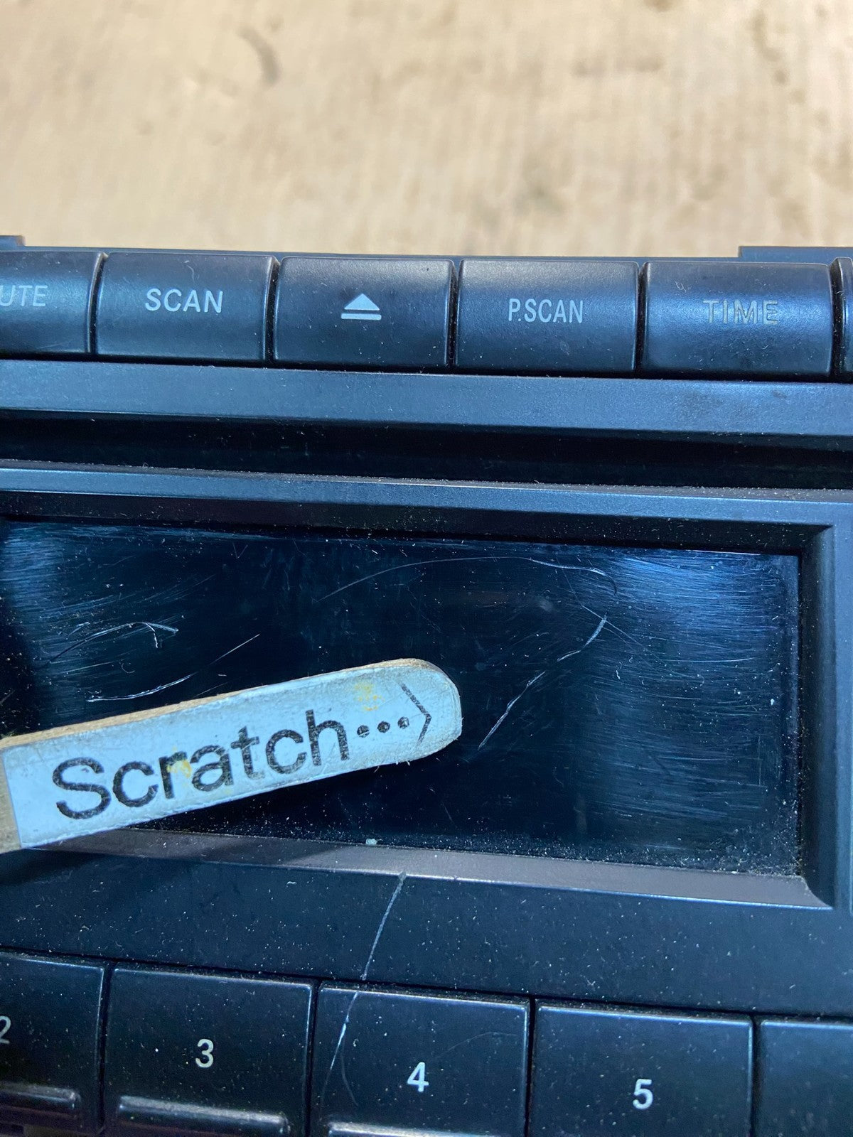 2005 2008 Jeep Dodge Chrysler Screen Display CD Player Satellite Radio Z0661 DG1