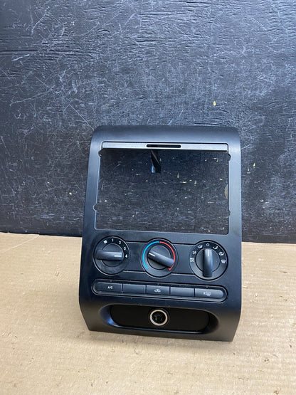 2004 to 2008 Ford F150 Radio Climate Dash Bezel Surround Black AH5264 DG0