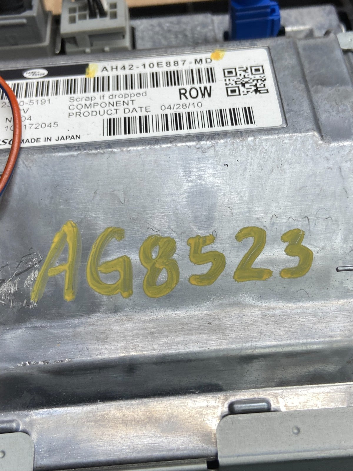 2010 - 2013 Land Range Rover Screen Navigation Radio Display AG8523 DG6