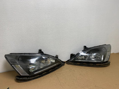 2003 - 2007 Honda Accord Left+Right Set Halogen Headlights AB6878 DW2
