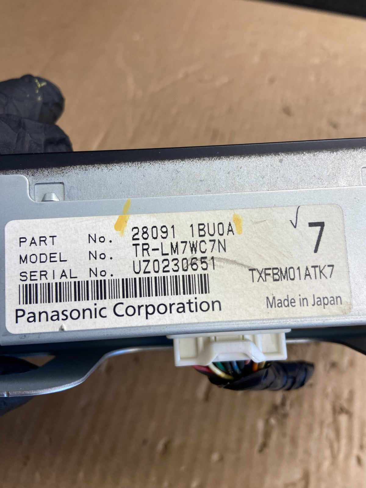 2011 - 2012 Infiniti G35 Information Display Screen 280911BU0A af1556 DG5