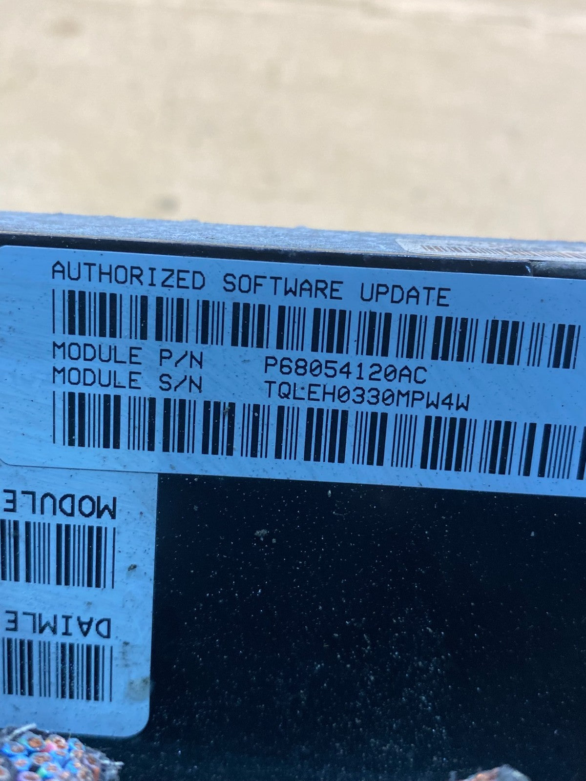 2008 2010 Dodge Charger 3.5L Engine Control p68054120ad ECM AD3494 DG2