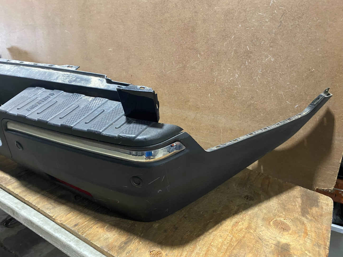 2017 to 2020 Honda Ridgeline Textured Black Rear Bumper Cover AE35592