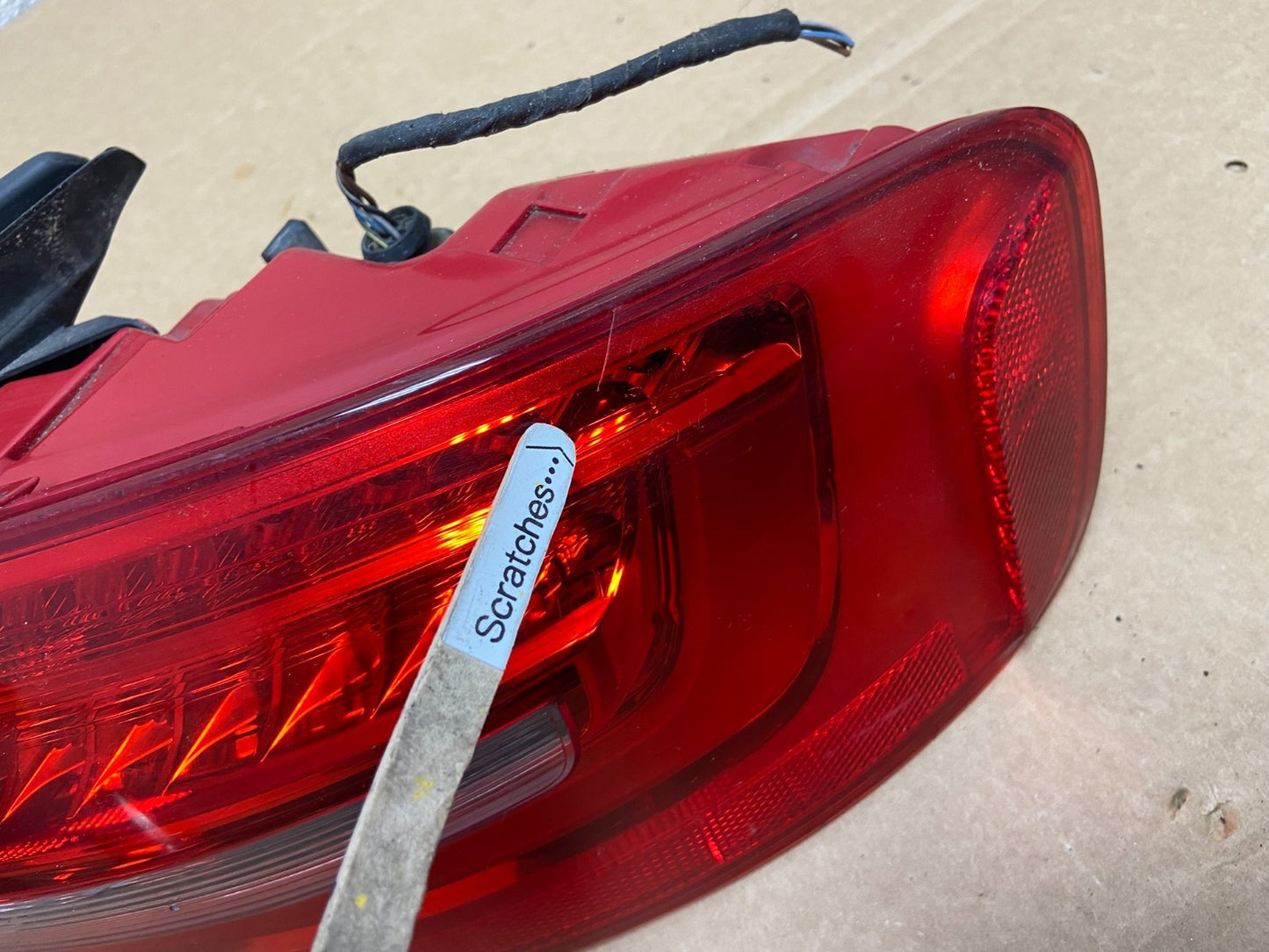 2013 to 2016 Audi A4 S4 Sedan Right Passenger Rh LED Tail Light Oem AB3434 DG3