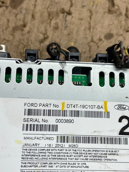 2013 to 2014 Ford Edge AM/FM Radio Reciever OEM t8313 DG5