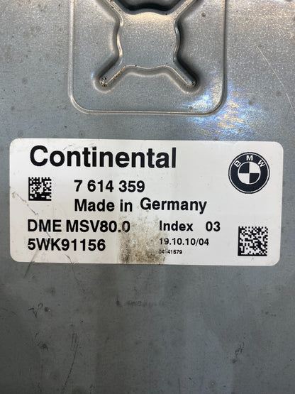 2007 - 2011 BMW 328i 528i E90 ECM ECU Engine Computer 7614359 AE9888 DW2