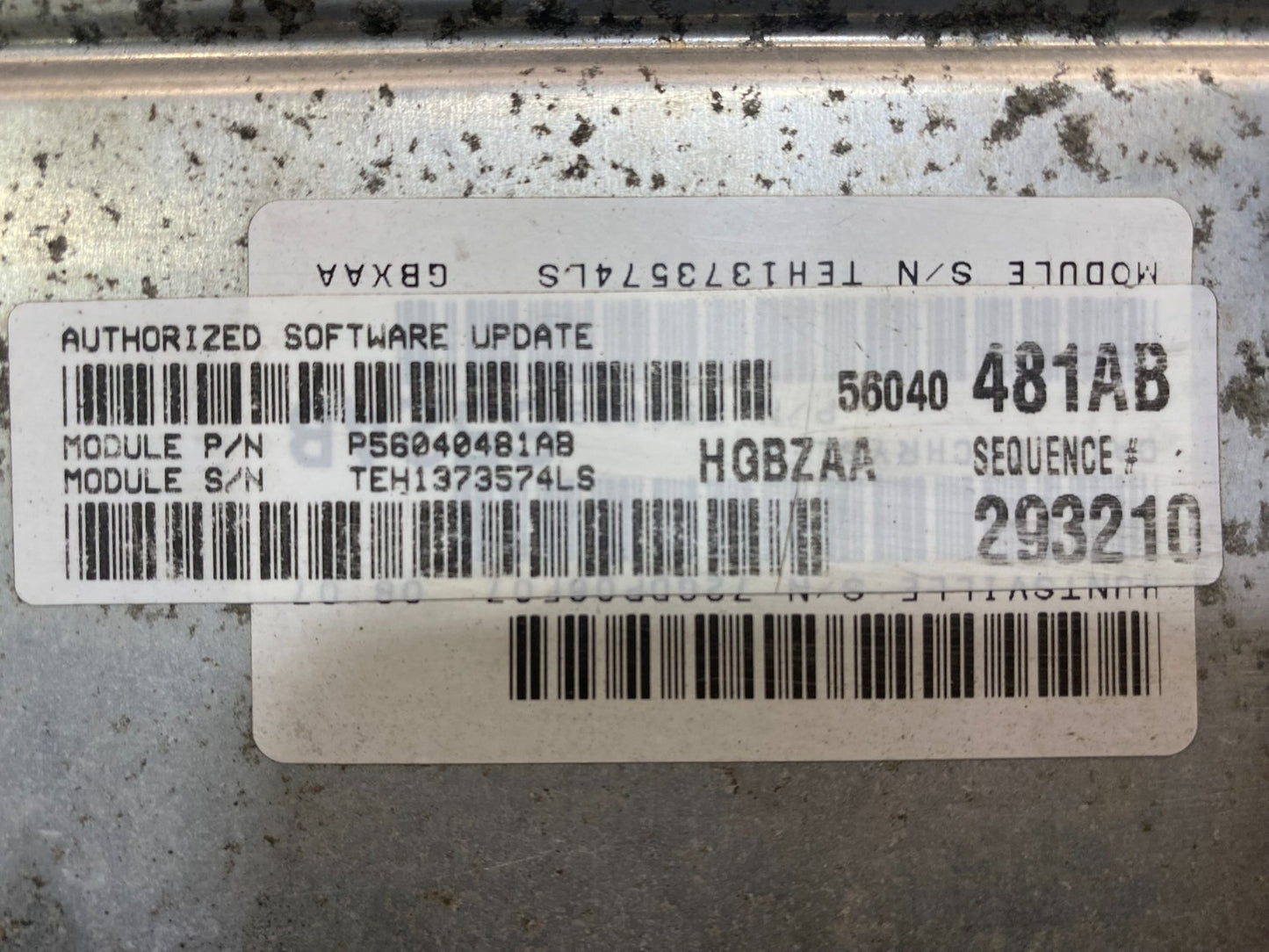 2003 Dodge Dakota 5.9L Engine Computer ECM ECU P56040499AG AC2374 DG2