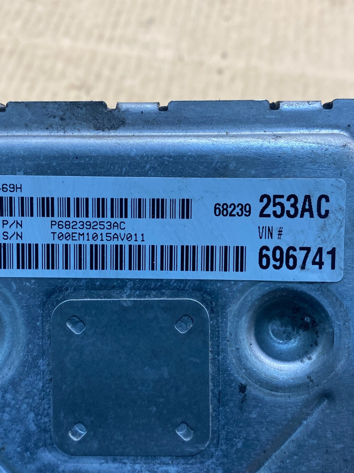 2015 Dodge Journey 3.6L ECU ECM Engine Computer Module AG9549 DW2
