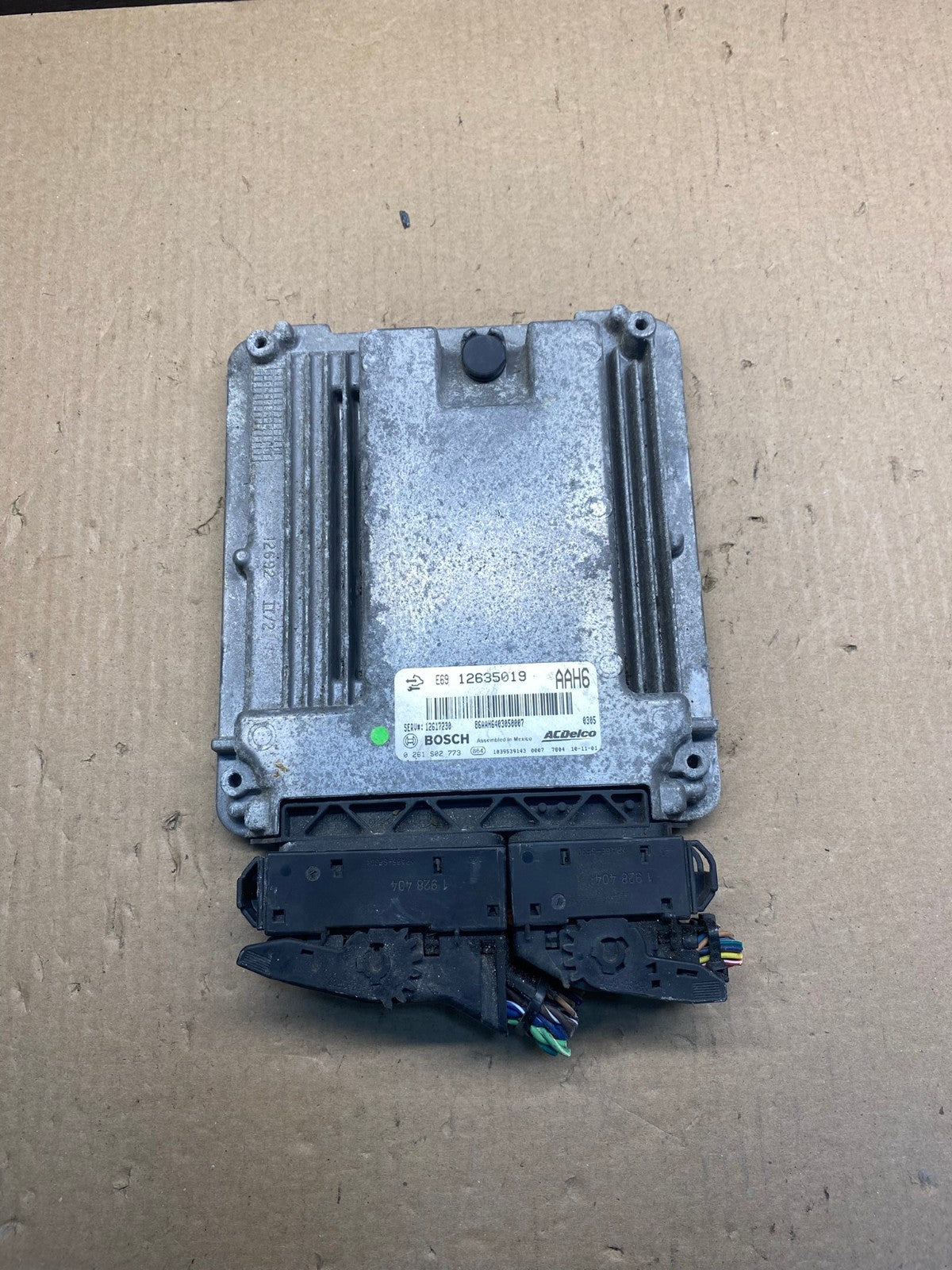 2010 2011 GMC Acadia Traverse Engine Control Module ECM ECU 12635019 AH3348 LK0