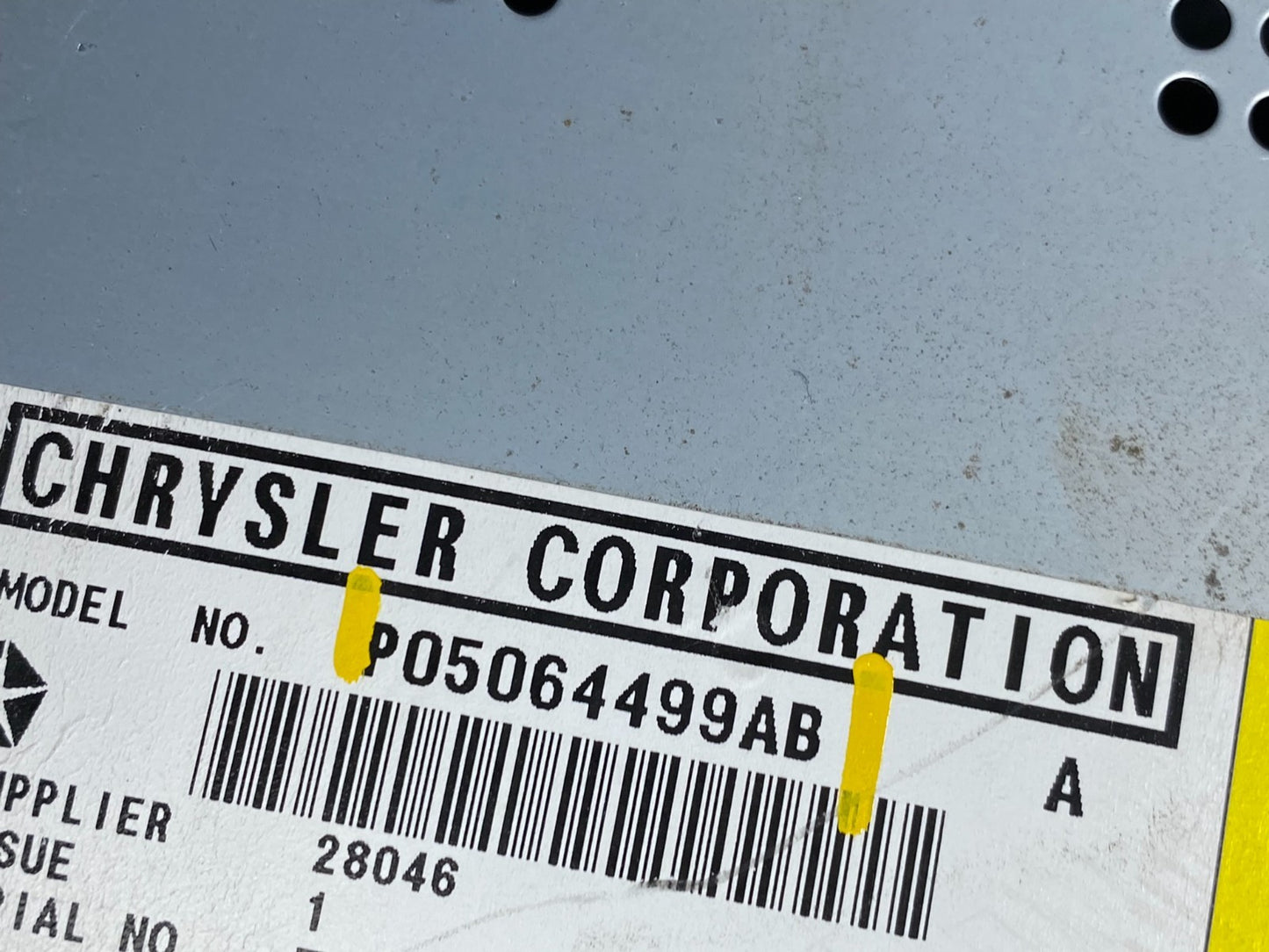 2009 2010 2011 Volkswagen Routan Video DVD Player U5259 DG5