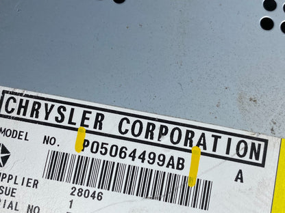 2009 2010 2011 Volkswagen Routan Video DVD Player U5259 DG5