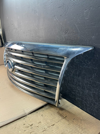 2011 to 2013 Infiniti QX56 Front Camera Upper Chrome Grill Grille AD8265 DG2