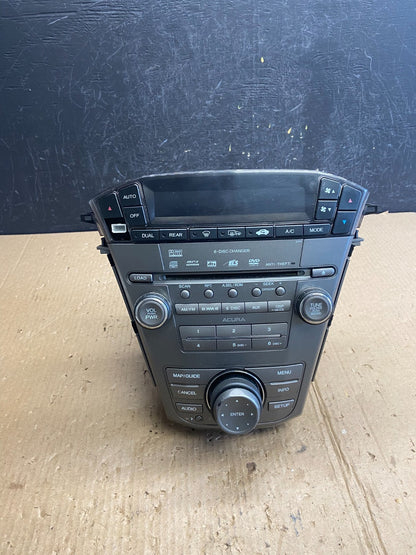 2007 to 2009 Acura Mdx Radio Stereo 6 CD Player Climate Control Pan OE AE4066 DG0