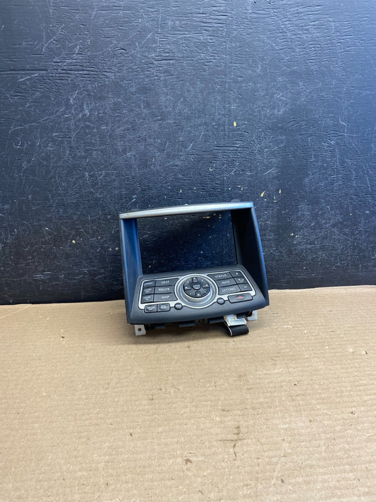 2008 - 2012 Infiniti G35 EX35 Radio Player Screen Panel Bezel AH1582 DG0